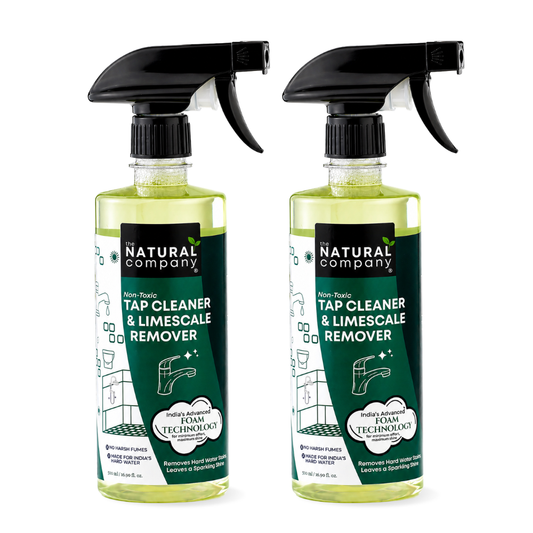 The Natural Company — Non Toxic Tap Cleaner & Limescale Remover | 500ml Spray (pack of 2)